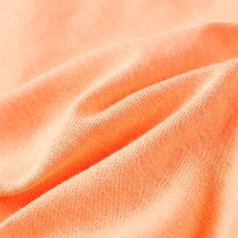 Kindershirt met korte mouwen 92 neonoranje 7