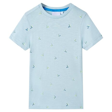 Kindershirt 140 lichtblauw 1