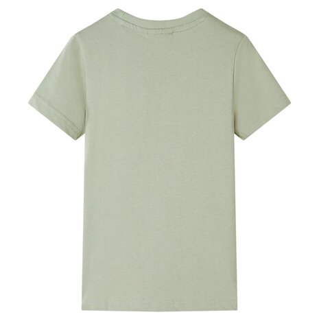 Kindershirt met korte mouwen 140 lichtkakikleurig 2