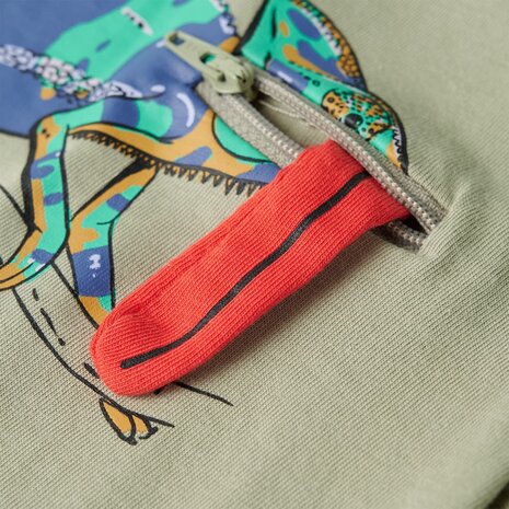 Kindershirt met korte mouwen 140 lichtkakikleurig 5