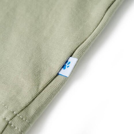 Kindershirt met korte mouwen 140 lichtkakikleurig 6