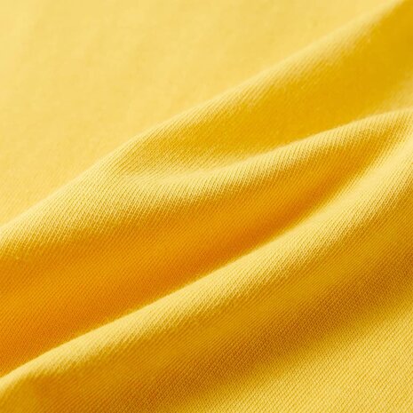 Kindershirt met korte mouwen 140 lichtokerkleurig 7