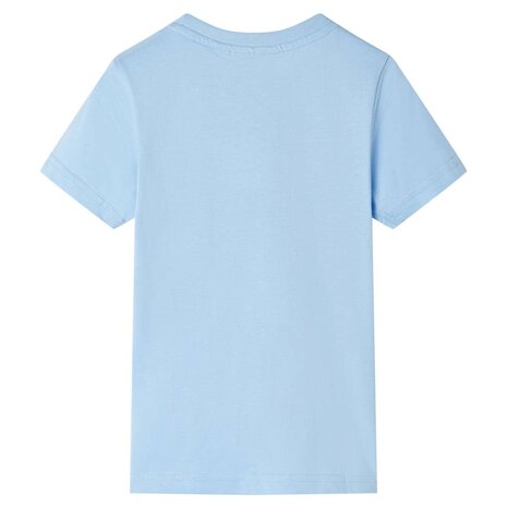 Kindershirt met korte mouwen 140 lichtblauw 2