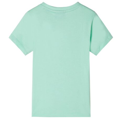 Kindershirt met korte mouwen 140 lichtgroen 2