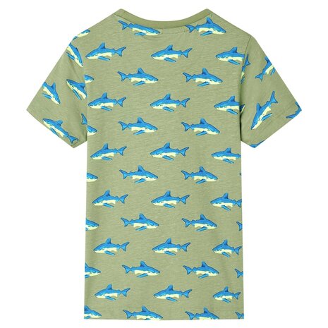 Kindershirt 140 lichtkakikleurig 2
