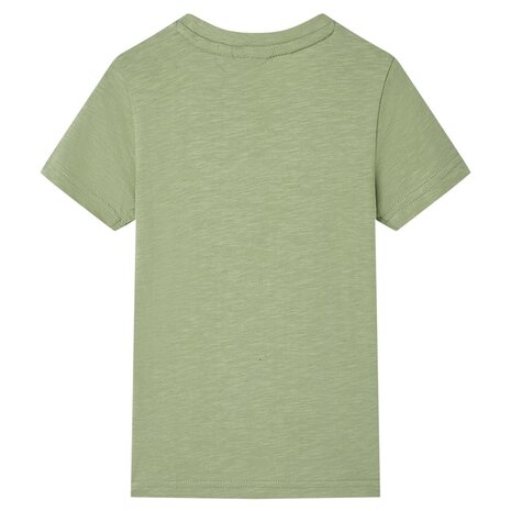 Kindershirt 92 lichtkakikleurig 2