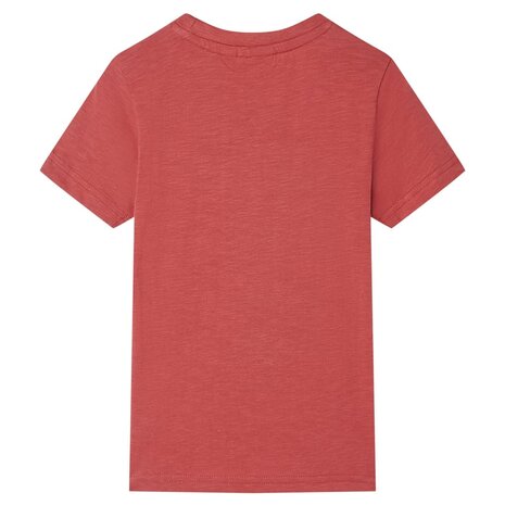Kindershirt 92 paprikakleurig 2