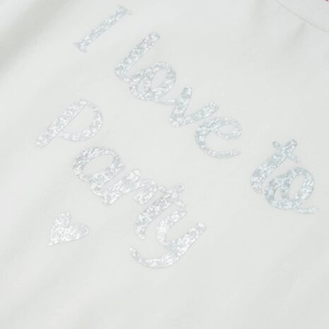Kindershirt met mouwen met ruches 104 wit 4