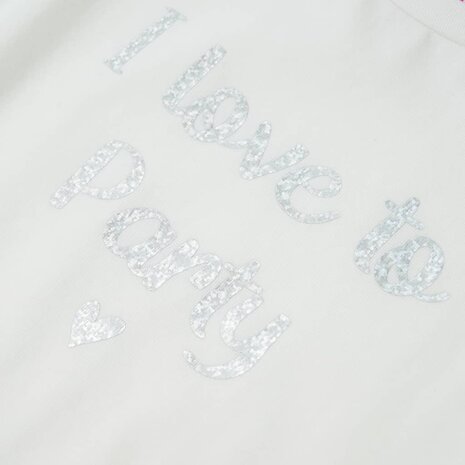 Kindershirt met mouwen met ruches 128 wit 4