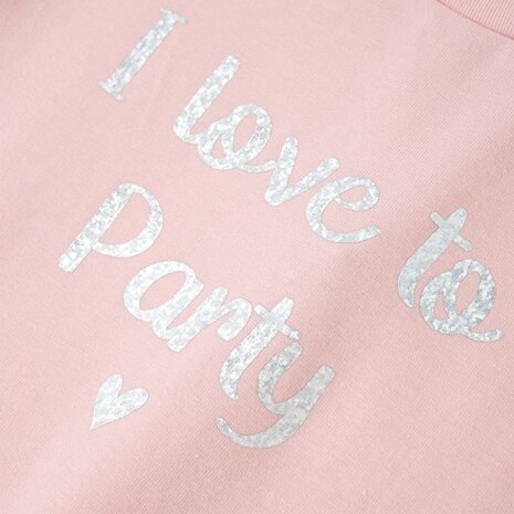 Kindershirt met ruches aan de mouwen 128 lichtroze 4