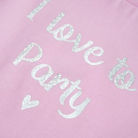 Kindershirt met ruches aan de mouwen 92 lila 5
