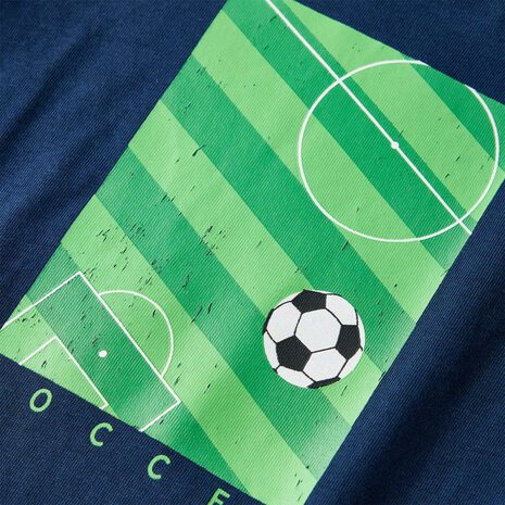 Kindershirt met lange mouwen 92 marineblauw 4