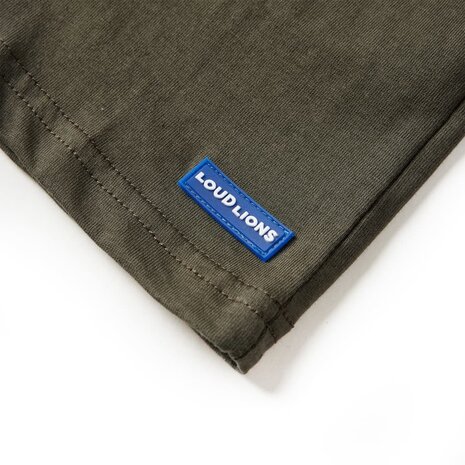 Kindershirt met lange mouwen 104 kakikleurig 5