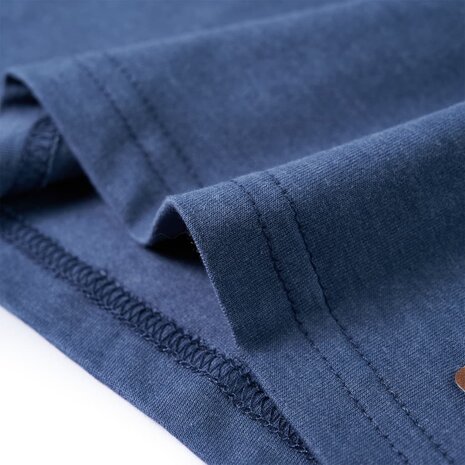 Kindershirt met lange mouwen 140 gemêleerd blauw 6