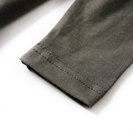 Kindershirt met lange mouwen 116 kakikleurig 6