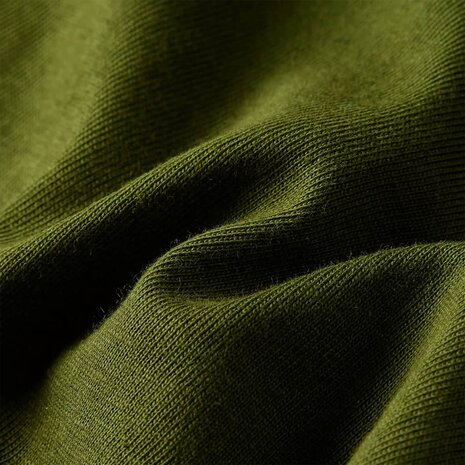 Kindershirt met lange mouwen 116 donkerkakikleurig 7