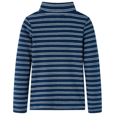 Kindershirt met lange mouwen 116 marineblauw 2