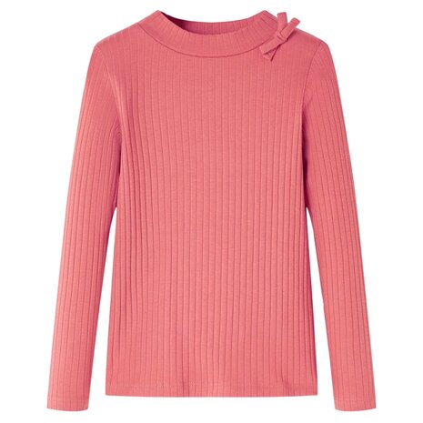 Kindershirt met lange mouwen 128 oudroze 1