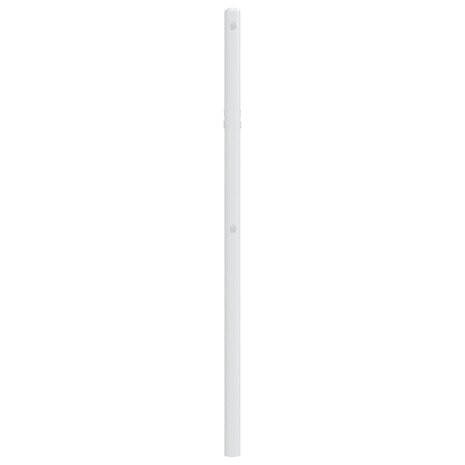 Hoofdbord 90 cm metaal wit 4