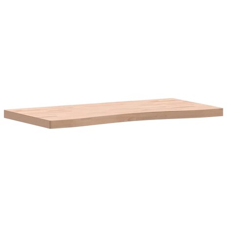 Bureaublad 100x(45-50)x4 cm massief beukenhout 3