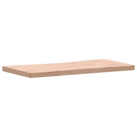 Bureaublad 100x(45-50)x4 cm massief beukenhout 6