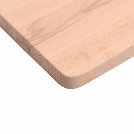 Bureaublad 100x(45-50)x4 cm massief beukenhout 7