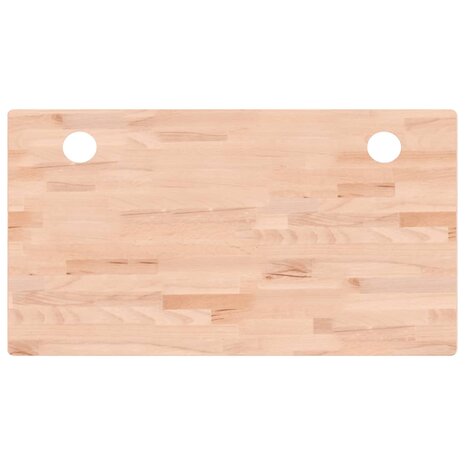 Bureaublad 110x60x4 cm massief beukenhout 2