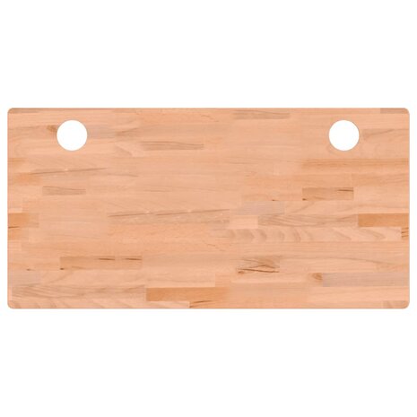 Bureaublad 110x55x4 cm massief beukenhout 2