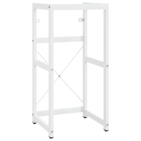 Wastafelframe met inbouwwastafel ijzer wit 3