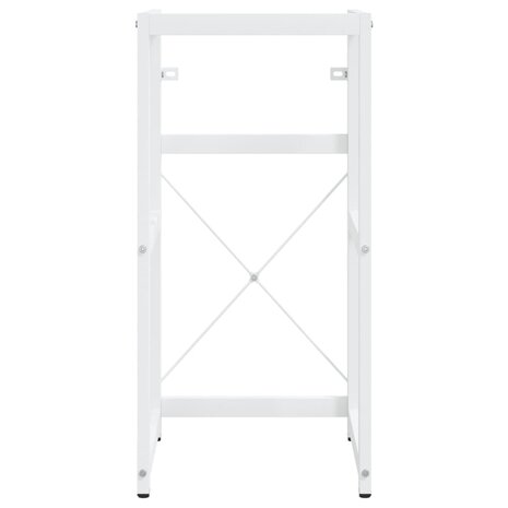 Wastafelframe met inbouwwastafel ijzer wit 4