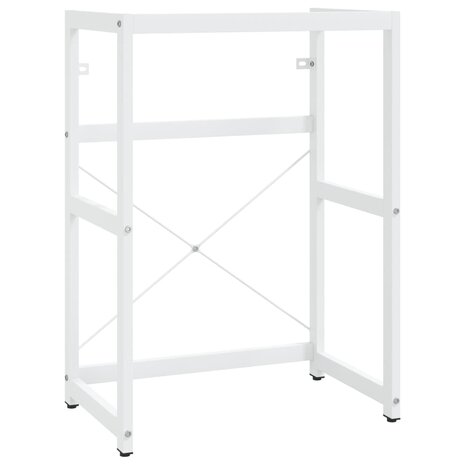 Wastafelframe met inbouwwastafel ijzer wit 3