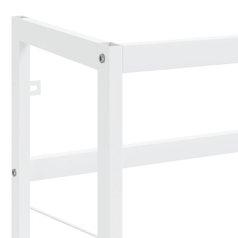 Wastafelframe 59x38x83 cm ijzer wit 6