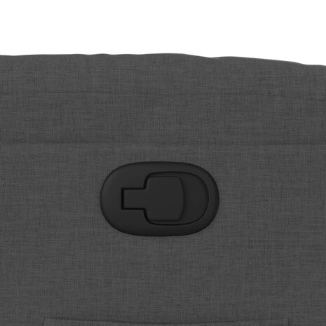 Fauteuil verstelbaar stof donkergrijs 9