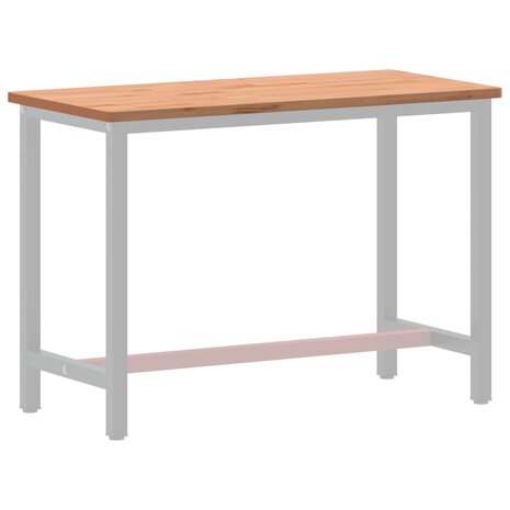 Bureaublad 115x55x2,5 cm massief beukenhout 3