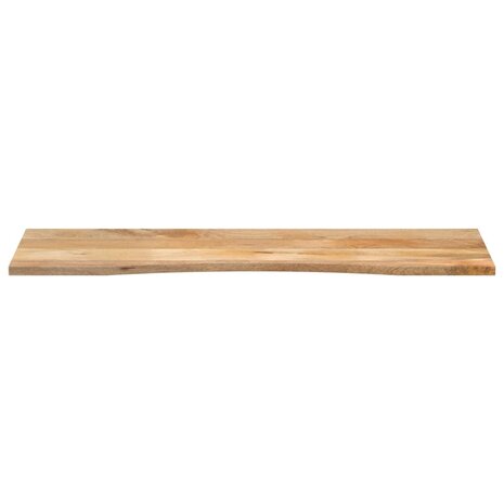 Bureaublad met ronding 160x50x2,5 cm massief ruw mangohout 3