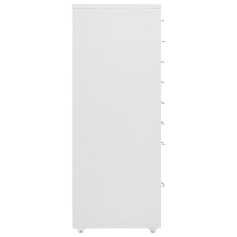 Ladeblok verrijdbaar 28x41x109 cm metaal grijs 3