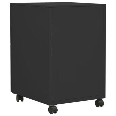 Ladeblok verrijdbaar 39x45x60 cm staal antracietkleurig 4