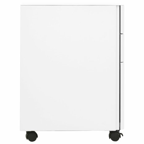 Ladeblok verrijdbaar 39x45x59 cm staal wit 3