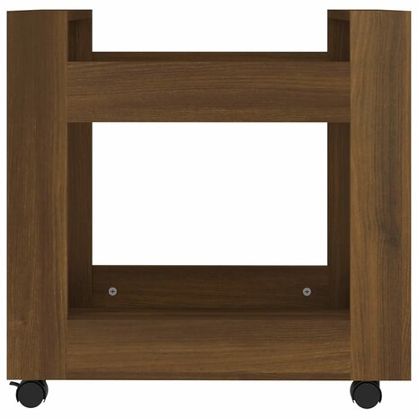 Bureaukastje 60x45x60 cm bewerkt hout bruin eikenkleur 5