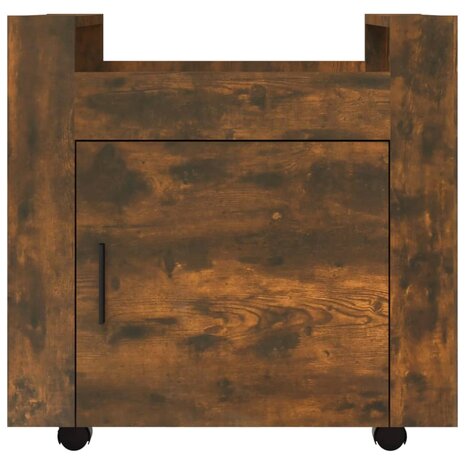 Bureaukastje 60x45x60 cm bewerkt hout gerookt eikenkleurig 6