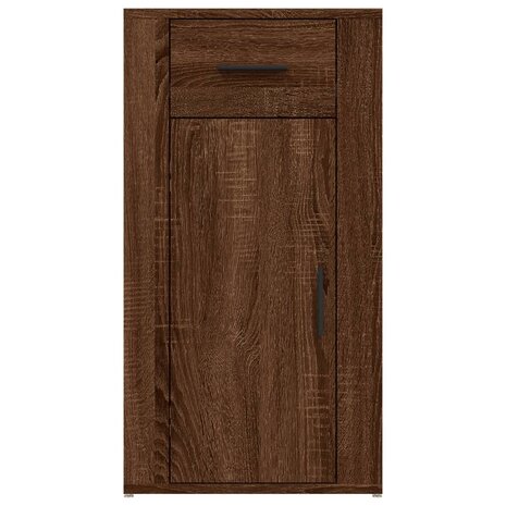 Bureaukastje 40x49x75 cm bewerkt hout bruin eikenkleur 6