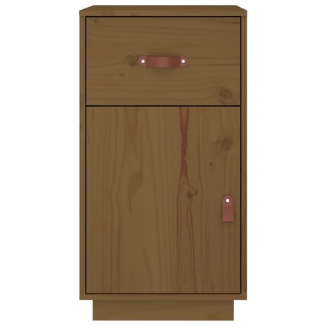 Bureaukastje 40x50x75 cm massief grenenhout honingbruin 6