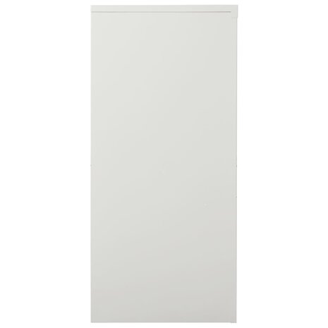 Roldeurkast 90x40x90 cm staal lichtgrijs 3