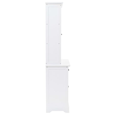 Buffetkast met 4 deuren 80x40x180 cm MDF en grenenhout 3