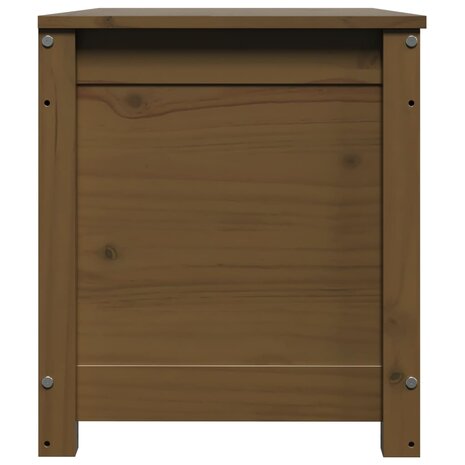 Opbergbox honingbruin 80x40x45,5 cm massief grenenhout 6