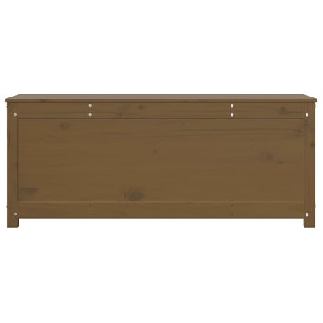 Opbergbox honingbruin 110x50x45,5 cm massief grenenhout 5