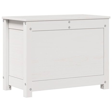 Opbergbox wit 60x32x45,5 cm massief grenenhout 2