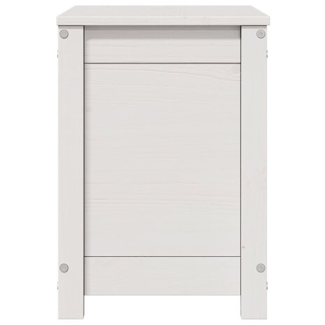 Opbergbox wit 60x32x45,5 cm massief grenenhout 6