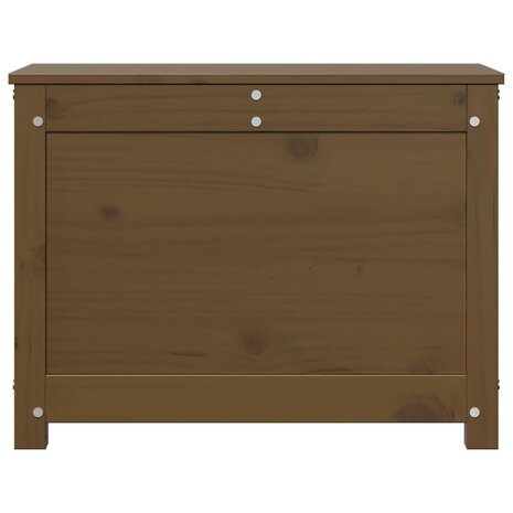 Opbergbox honingbruin 60x32x45,5 cm massief grenenhout 5