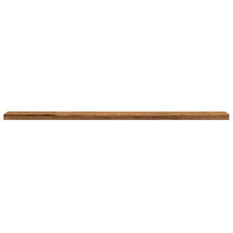Wandschappen 4 st 60x10x1,5 cm bewerkt hout oud houtkleurig 5